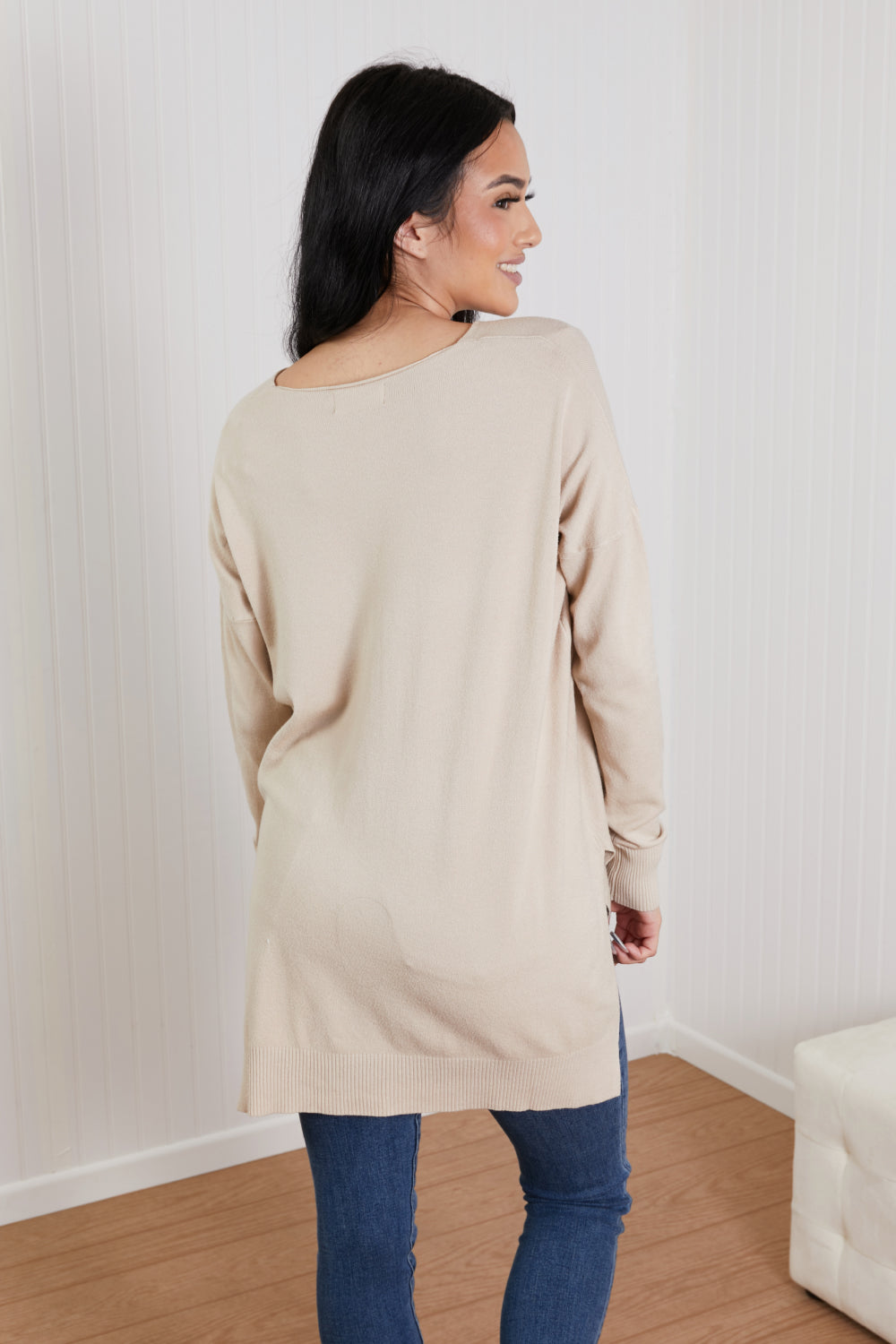 Center Seam Tunic Sweater