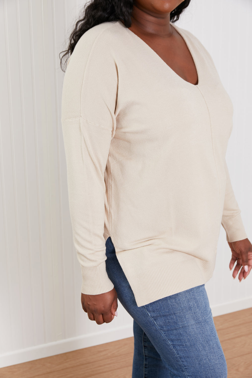 Center Seam Tunic Sweater